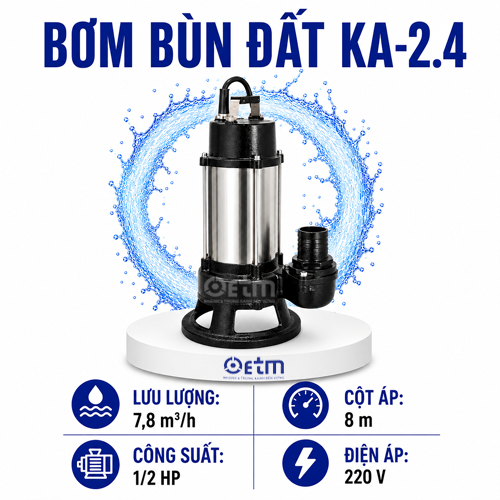 BƠM BÙN ĐẤT KA 2.4